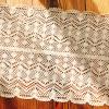 Elegant White Handmade Crocheted Cotton Table Runner, 2-Pack view 4