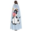 Dairy Cow Unisex Hooded Halloween Cloak Costume for Adults view 4