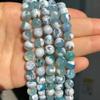 Natural Stone Blue Fire Agate Dragon Vein Onyx Round Loose Beads for Jewelry Making, 15 in, 6/8/10 mm, DIY Bracelets and Necklaces, Purple-Green Agate, 6 mm, 61 Pieces view 3