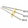 AYTOSH T5 Lead Screw, 5 mm Diameter, 100 mm Length, 304 Stainless Steel, with Brass Nut, Lead 1 mm view 3