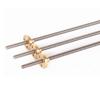 AYTOSH T5 Lead Screw, 5 mm Diameter, 100 mm Length, 304 Stainless Steel, with Brass Nut, Lead 1 mm view 4