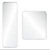 Alasta Elegant Bathroom Mirror, Vertical Wall-Mounted Mirror, Hanging Mirror - 45 x 100 cm view 4