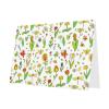 Spring Cartoon Flower Greeting Cards, Personalized Blank Note Cards with Envelopes view 3