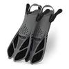 DUNSBY Adjustable Training Swim Fins for Adults, Snorkeling and Diving Fins, Black, L/XL view 1