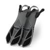 DUNSBY Adjustable Training Swim Fins for Adults, Snorkeling and Diving Fins, Black, L/XL view 2