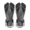 DUNSBY Adjustable Training Swim Fins for Adults, Snorkeling and Diving Fins, Black, L/XL view 4