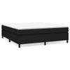SKM Box Spring Bed Black 160 x 200 cm Fabric, 25 kg, 3120872 view 1