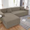 LJQAIZYL Waterproof Stretch Sofa Cover, Taupe, 3-Seater view 2