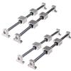 Coavoo 4-Piece 16 mm x 550 mm Linear Shaft Guide Set with 8 SCS16UU Bearing Blocks and 8 SK16 Supports view 1