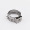 304 Stainless Steel One-Ear Stepless Sealing Hose Clamps, 17.8–21.0 mm, 50-Pack view 1