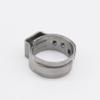 304 Stainless Steel One-Ear Stepless Sealing Hose Clamps, 17.8–21.0 mm, 50-Pack view 4