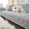 YWQJL Velvet L-Shaped Sofa Cover, Non-Slip Washable Couch Cover for 1/2/3/4-Seater Sofas, #2—70 x 180 cm view 1
