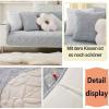 YWQJL Velvet L-Shaped Sofa Cover, Non-Slip Washable Couch Cover for 1/2/3/4-Seater Sofas, #2—70 x 180 cm view 4