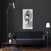 STYLER Canvas Wall Art Ballerina 60 x 80 cm (Ready to Hang), Graceful Black-and-White Dance Art for Living Room and Bedroom, Timeless Elegance view 2