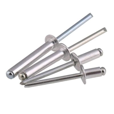 Aluminum Dome-Head Blind Rivets, 50 Pieces, 5 mm