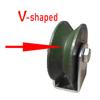 V-Groove Wheels for Industrial Machinery, Roll-Up Gates and Inverted Rails (55 mm) view 3