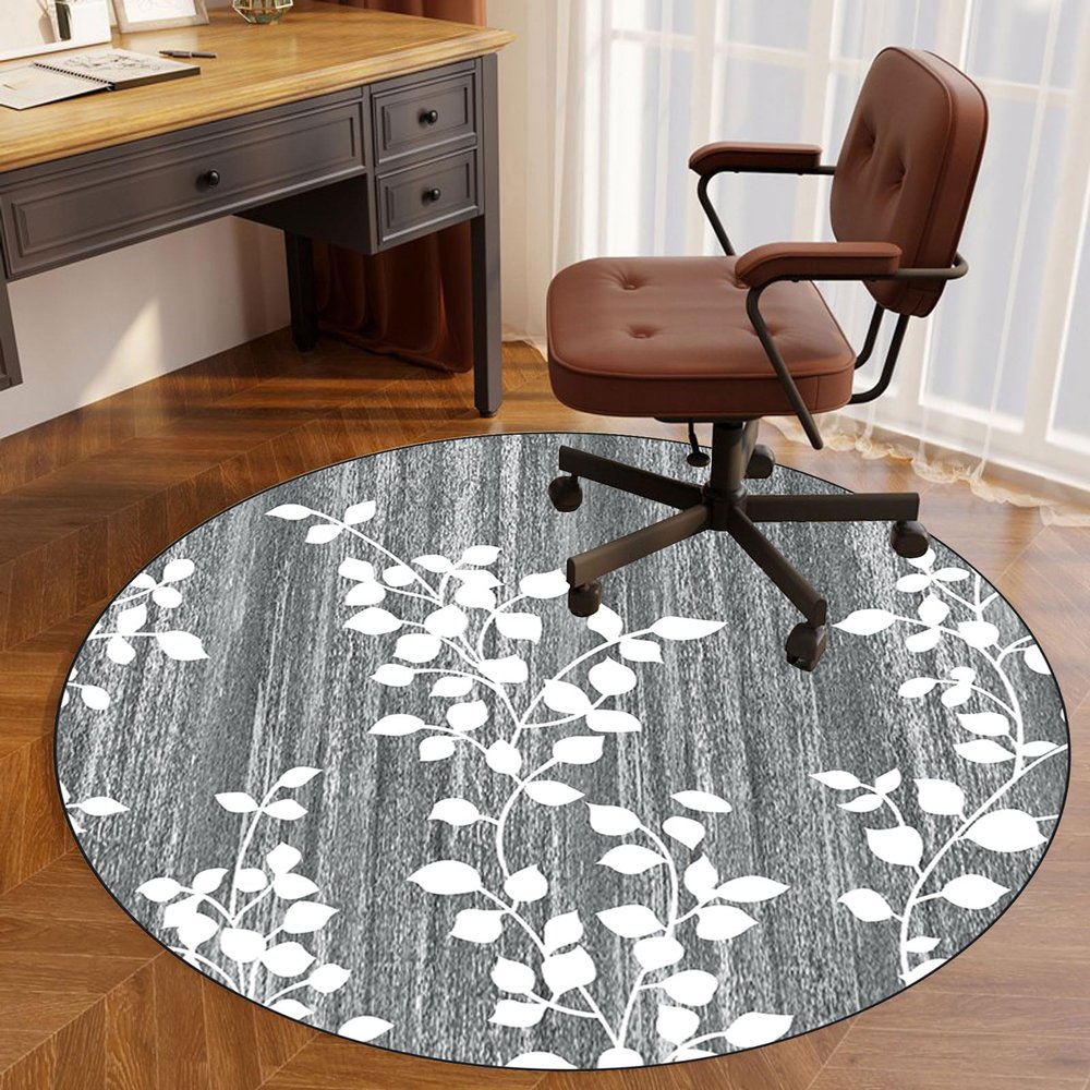 Round 51.2 in Desk Chair Mat for Hard Floors