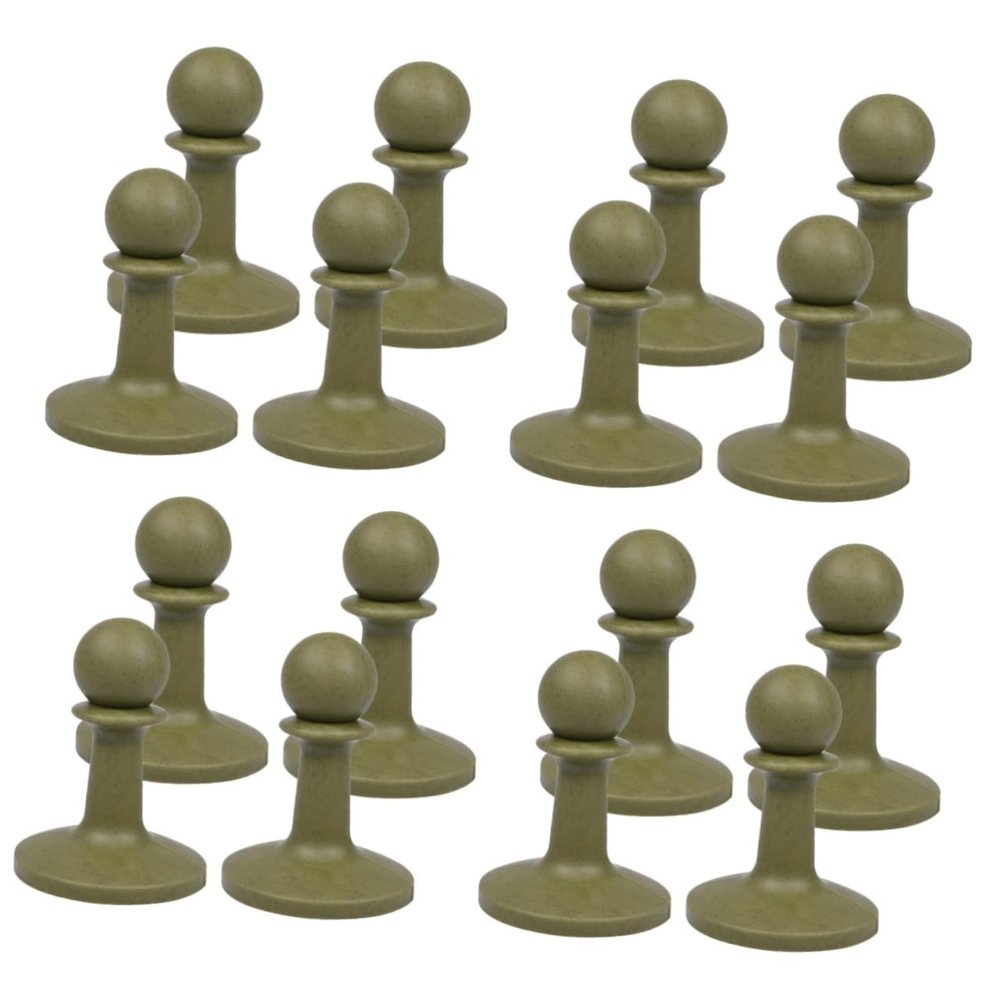 ABOOFAN 16-Piece Outdoor Protective Caps, Anti-Lightning Caps for Tent Poles, Weatherproof and Stable for Camping and Outdoor Activities