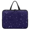 Surwin 10-Inch Laptop Sleeve with Handle and Zipper, 3D Blinking Galaxy Pattern view 1