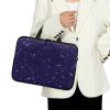 Surwin 10-Inch Laptop Sleeve with Handle and Zipper, 3D Blinking Galaxy Pattern view 2