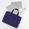 Surwin 10-Inch Laptop Sleeve with Handle and Zipper, 3D Blinking Galaxy Pattern view 4