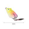 Sharplace Topwater Frog Lure with Metal Sequins, Double Hooks, Floating Freshwater Lure, Style B view 3