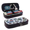 ZaKhs Train Carsprint Pencil Case for Boys and Girls, Large Capacity, Black view 1