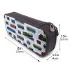 ZaKhs Train Carsprint Pencil Case for Boys and Girls, Large Capacity, Black view 3