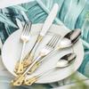 ESSONIO 30-Piece Gold-Accent Flatware Set for 6 view 1