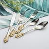 ESSONIO 30-Piece Gold-Accent Flatware Set for 6 view 2