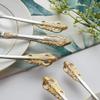ESSONIO 30-Piece Gold-Accent Flatware Set for 6 view 4