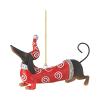 Dachshund Christmas Tree Ornament, Acrylic Hanging Decoration, DIY Pendant, A, One Size view 1