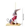 Dachshund Christmas Tree Ornament, Acrylic Hanging Decoration, DIY Pendant, A, One Size view 3