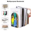 Love Birds Parrots Sitting Together Wooden Bookends view 3