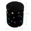 VAPOKF Desk Pen Holder and Organizer, Pencil Cup and Makeup Brush Holder, Night Sky with Gold Stars view 2