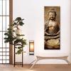 Feeby Buddha Oriental Wall Art, 40 x 120 cm, 1-Piece, Beige view 2