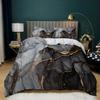 XCQHZYQ Black Marble Duvet Cover Set, 155 x 220 cm view 1