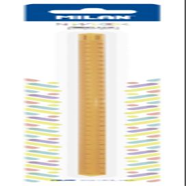 MILAN 30 cm New Look Orange Triangle Ruler, Durable Plastic