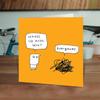 Brainbox Candy Funny Birthday Card “Hangover” – Silly Humor Card with Cartoon Illustration view 2