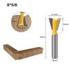 PFRANK 1-Piece 8 mm Shank 14° Dovetail Router Bit for Wood (8 × 15.9 mm) view 2