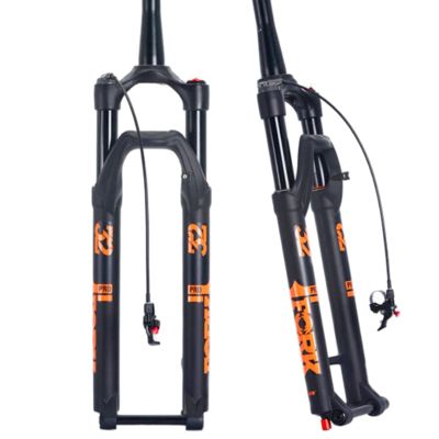 ZECHAO 27.5/29 in MTB Air Suspension Fork, 140 mm Travel, 100 x 15 mm Axle, Rebound Adjustment