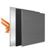 RENA No-Drill Thermal Blackout Roller Blind, Beige/Silver, 100 x 150 cm view 4