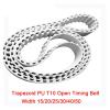 RAHBI Trapezoidal PU T10 Open Timing Belt, Widths 15/20/25/30/40/50 mm, Steel-Reinforced Polyurethane, T10-15/T10-20/T10-25, Leisurely (Size: 8 m, Color: 40 mm) view 3
