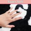 Qleewei Get Naked Bath Mat, Funny, Soft, Non-Slip, Cute, Black, 81.3 x 50.8 cm view 3