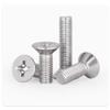 SYDARSYN Phillips Flat-Head Stainless Steel Machine Screws M1 x 5 mm, 100-Pack view 1