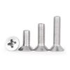 SYDARSYN Phillips Flat-Head Stainless Steel Machine Screws M1 x 5 mm, 100-Pack view 2