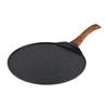 Vinod Zest Plus Cast Aluminum Nonstick Tawa, 28 cm, Induction-Compatible, Black view 1