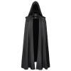 Halloween Costume Hooded Cloak for Men and Women, Gothic Medieval Cape Robe view 1
