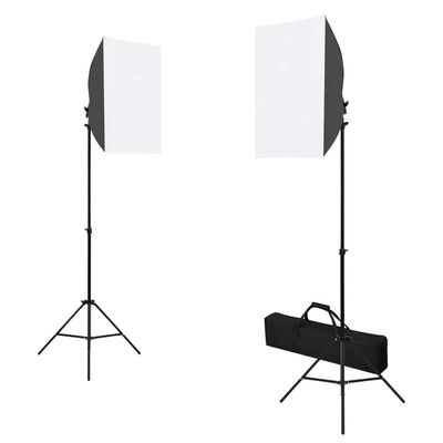 SKM Photo Studio Set with Softboxes, Background System and Reflector, 12.25 kg, 3067058