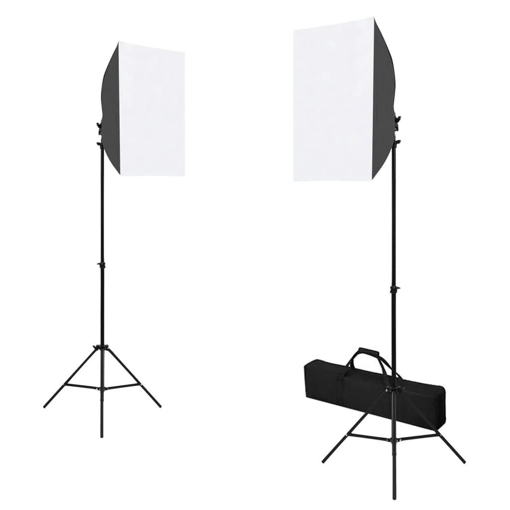 SKM Photo Studio Set with Softboxes, Background System and Reflector, 12.25 kg, 3067058